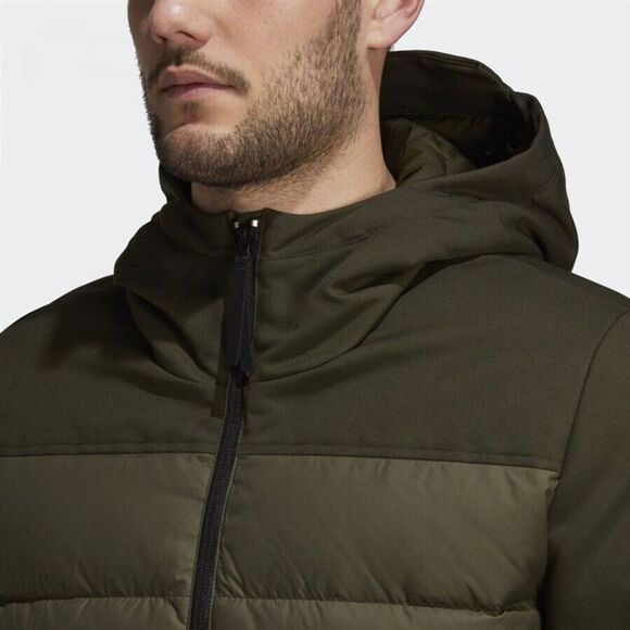 Adidas ClimaWarm® Down Jacket Coat Green Men’s size S / Women’s M/L - Picture 1 of 16